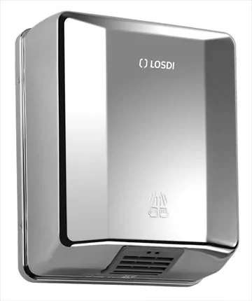 Osoušeč rukou 1600 W Losdi, pochromovaný ABS plast, ELEGANCE
