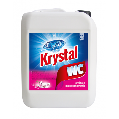 Krystal WC čistič růžový 5 l