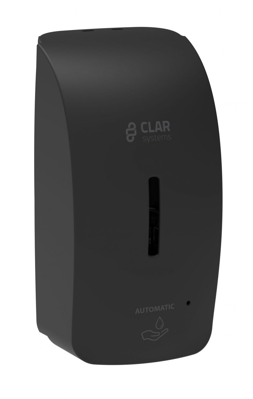 Dávkovač mýdla plastový černý bezdotykový 1000 ml Clarsystems