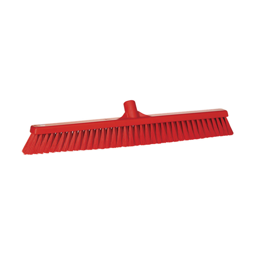 Vikan podlahový smeták měkký, 610 mm, červený