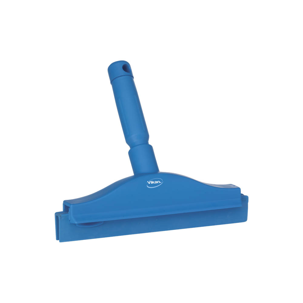 Vikan 2C ruční stěrka s dvojitou čepelí, 250 mm, modrá