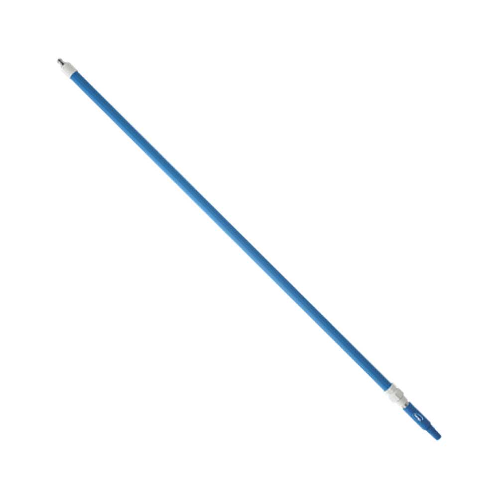 Vikan průtočná teleskopická násada, rychlospojka, hliník, 1 600–2 780 mm, modrý