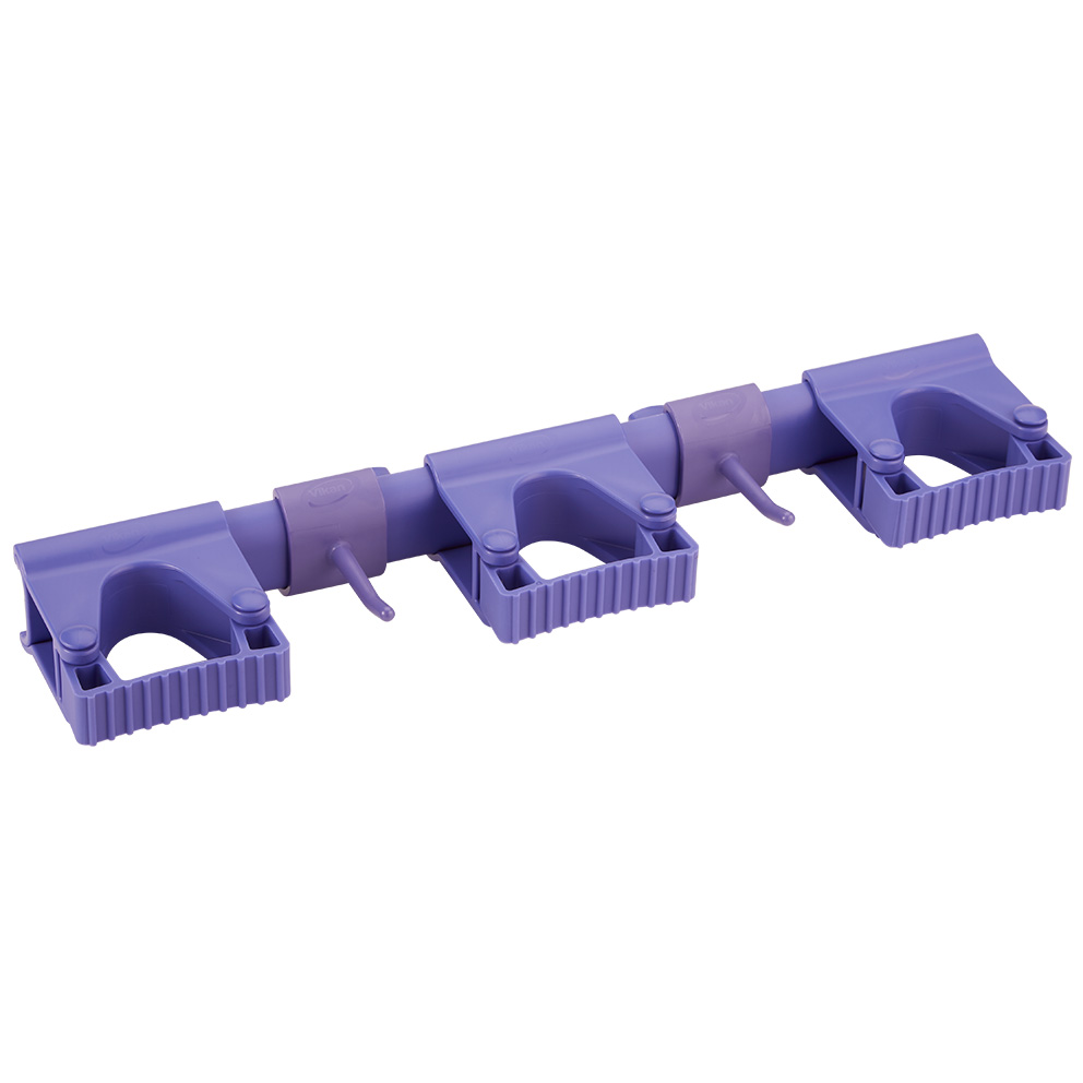 Vikan hygienický nástěnný věšák, 420 mm, fialový