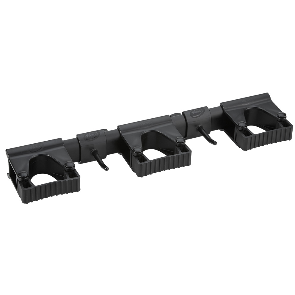 Vikan hygienický nástěnný věšák, 420 mm, černý