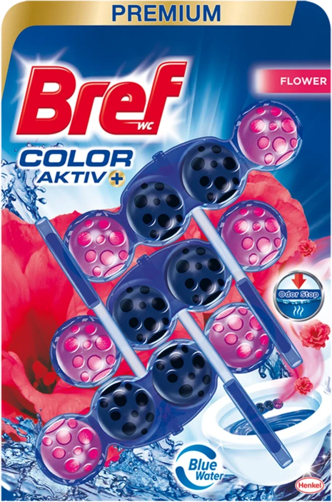 Bref Color Aktiv WC blok 3 ks