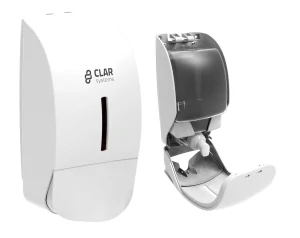 Dávkovač pěnového mýdla bíly ABS 900 ml Clarsystems