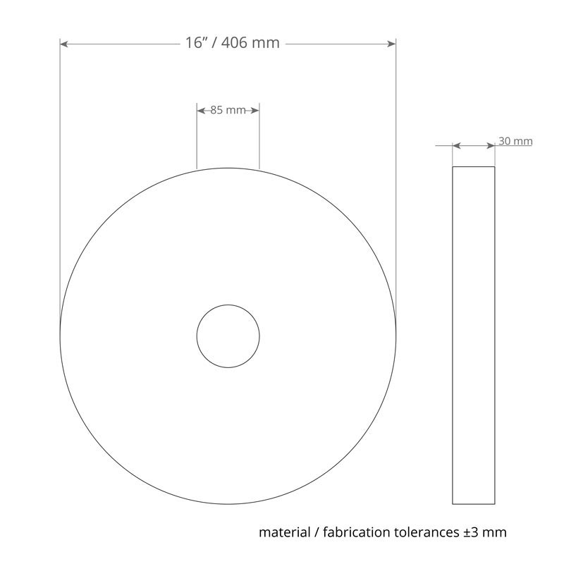 Melamin PlusPad 18"