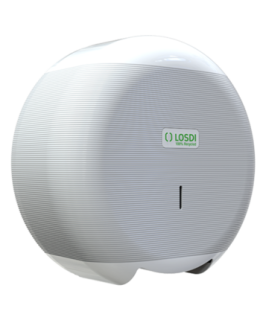 Zásobník toaletního papíru bílý plast Losdi, do pr. 26 cm, ECO-LUXE