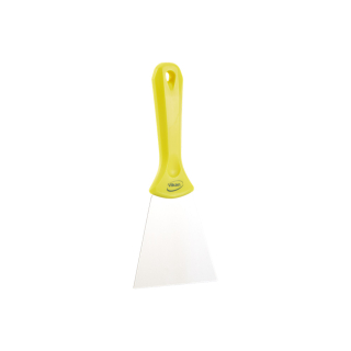 Vikan ruční špachtle s nerezovým břitem, 100 mm, žlutá