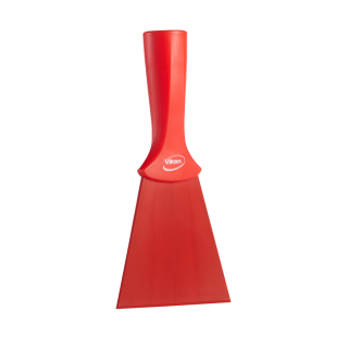 Vikan nylonová ruční špachtle, rukojeť se závitem, 100 mm, červená