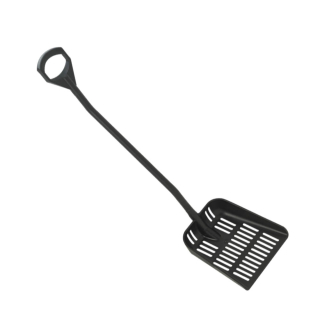 Vikan lopata s otvory, 1310 mm, černá