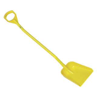 Vikan lopata, 1280 mm, dlouhá rukojeť, malá plocha, žlutá