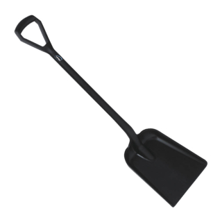 Vikan lopata D úchyt, 1040 mm, malá, černá