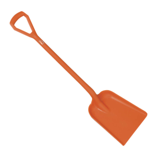 Vikan lopata D úchyt, 1040 mm, malá, oranžová