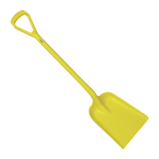 Vikan lopata D úchyt, 1040 mm, malá, žlutá
