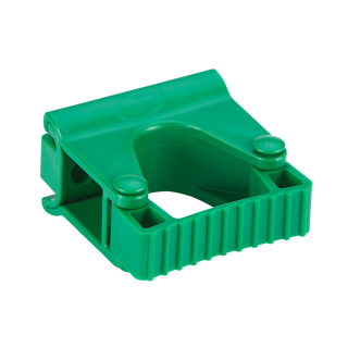 Vikan hygienický nástěnný věšák s pryžovou svorkou, 82 mm, zelený